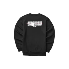 Farbenfrohes Casual-Sweatshirt mit Grafikprint „Black White“ Farbenfrohes Casual-Sweatshirt mit Grafikprint „Black White“
