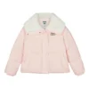 FASHION Daunenjacke mit Buchstabenprint „Pink White“