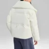 FASHION Daunenjacke mit Buchstabenprint „Weiß“