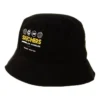 Fischerhut mit Logo-Aufdruck „Black Yellow“