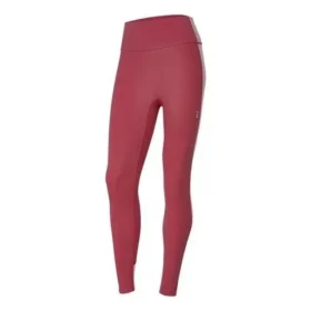 Fitness-Leggings aus Strick mit Buchstabenprint „Burgundy“