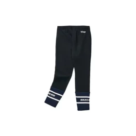 Fleece-Hose mit Kordelzug, eng gestrickt „Schwarz Weiß“