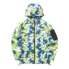 Freizeit-Camo-Jacke aus Webstoff „Grün Blau Weiß“
