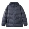 Freizeit-Daunenjacke mit Kapuze „Schwarz“
