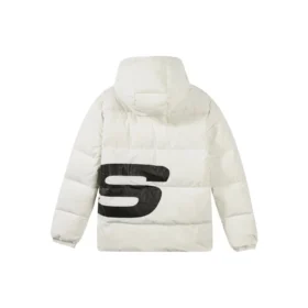 Freizeit-Daunenjacke „Weiß“