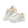 Freizeit-Laufschuhe „Gelb Weiß Rosa“