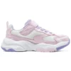 Freizeit-Sportschuhe „Weiß Rosa Lila“