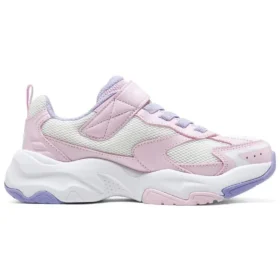 Freizeit-Sportschuhe „Weiß Rosa Lila“
