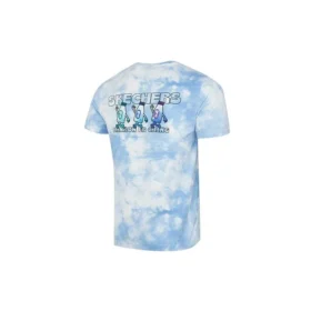 Freizeit-T-Shirt „White Blue“