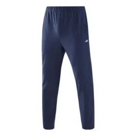 Freizeithose mit Logo-Print „Navy“