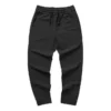Gewebte gerade Freizeithose der Diamond-Serie „Schwarz“