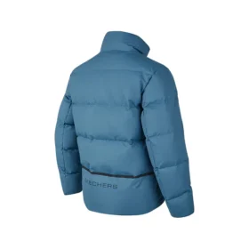Gewebte, mittelwarme Daunenjacke „Teal“