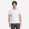 GO DRI Pima Kurzarm-T-Shirt mit V-Ausschnitt GO DRI Pima Kurzarm-T-Shirt mit V-Ausschnitt