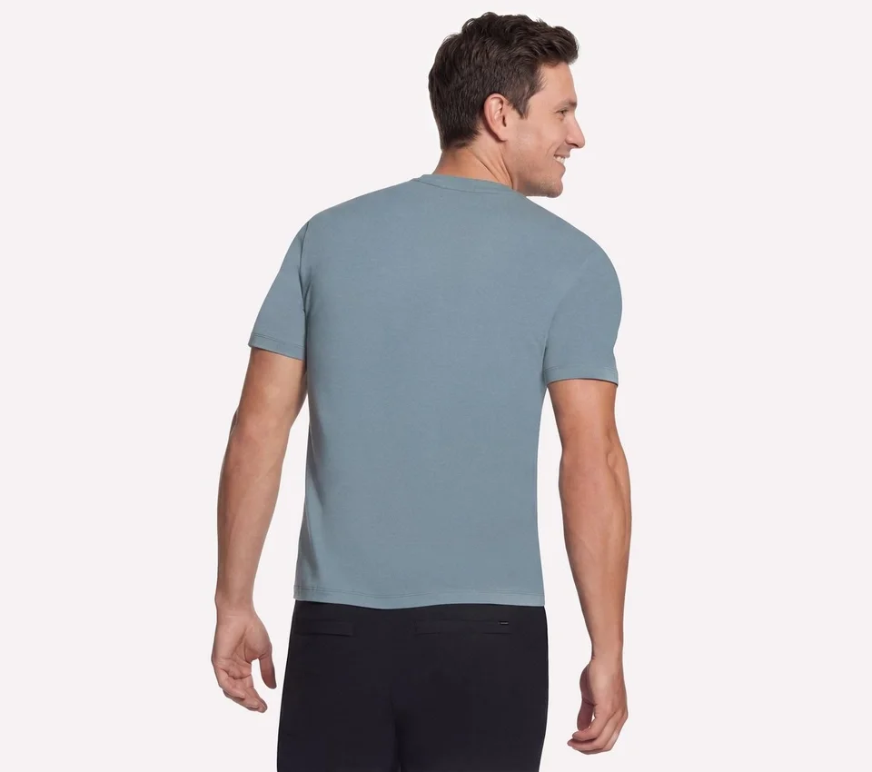 GO DRI Pima Kurzarm-T-Shirt mit V-Ausschnitt GO DRI Pima Kurzarm-T-Shirt mit V-Ausschnitt