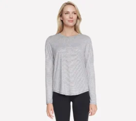 GO DRI Swift Stripe LS Crew