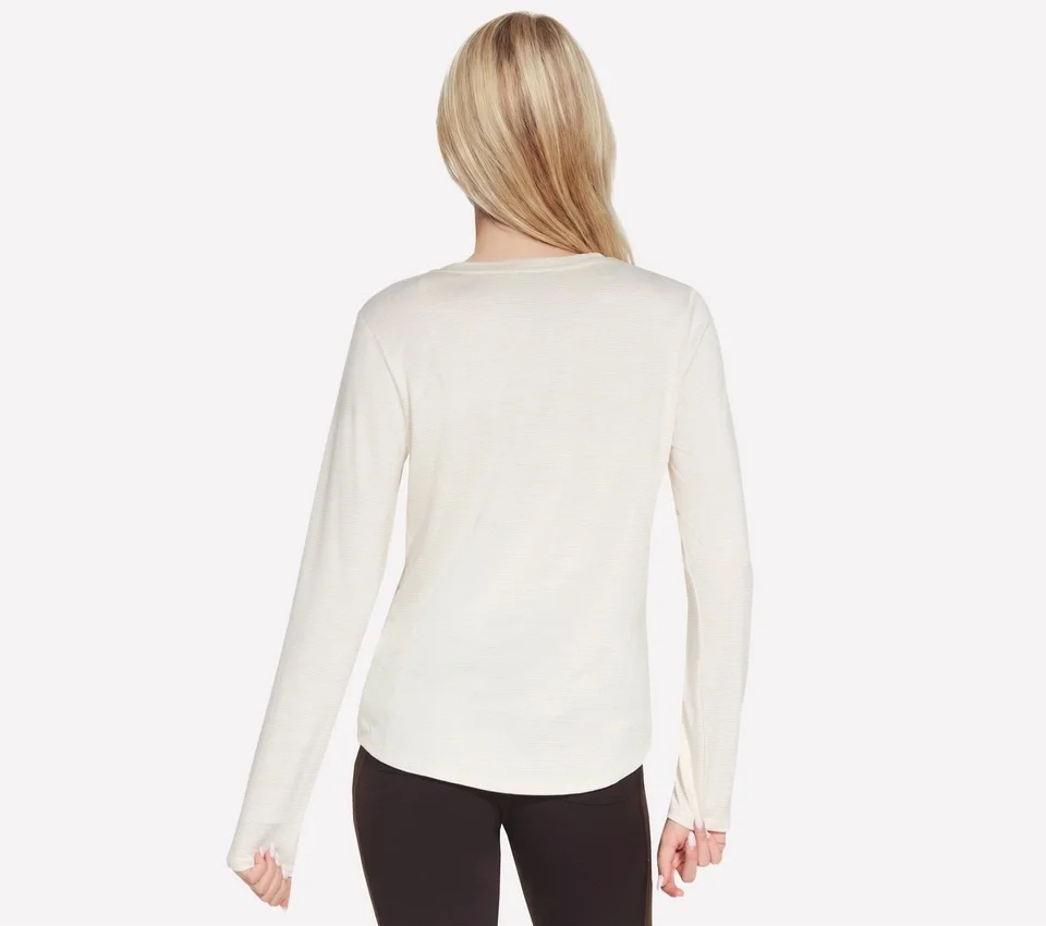 GO DRI Swift Stripe LS Crew GO DRI Swift Stripe LS Crew