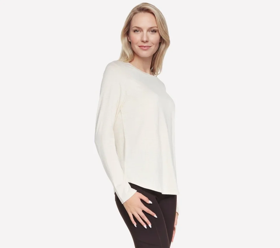 GO DRI Swift Stripe LS Crew GO DRI Swift Stripe LS Crew