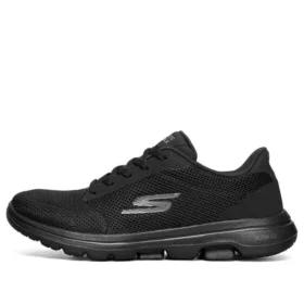 Go Walk 5 Lederschuhe Schwarz