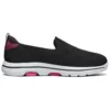 Go Walk 5 Loafer „Schwarz-Pink-Rot“