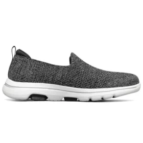 Go Walk 5 Loafers Grau/Weiß