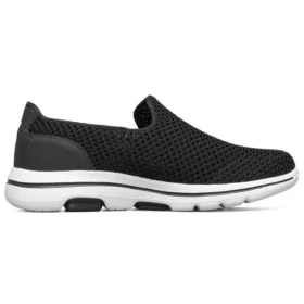 Go Walk 5 Slipper „Black White“