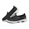 Go Walk 5 Slipper „Black White“