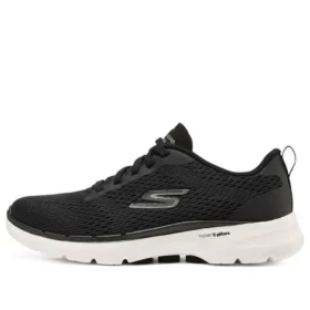 Go Walk 6 Low-Tops Sportschuhe Schwarz/Weiß
