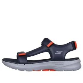 Go Walk 6 Sandale „Navy Orange“