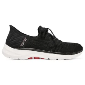 Go Walk 6 Schnürschuhe „Black Pink“