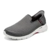 Go Walk 6 Schuhe „Grau Rot Weiß“