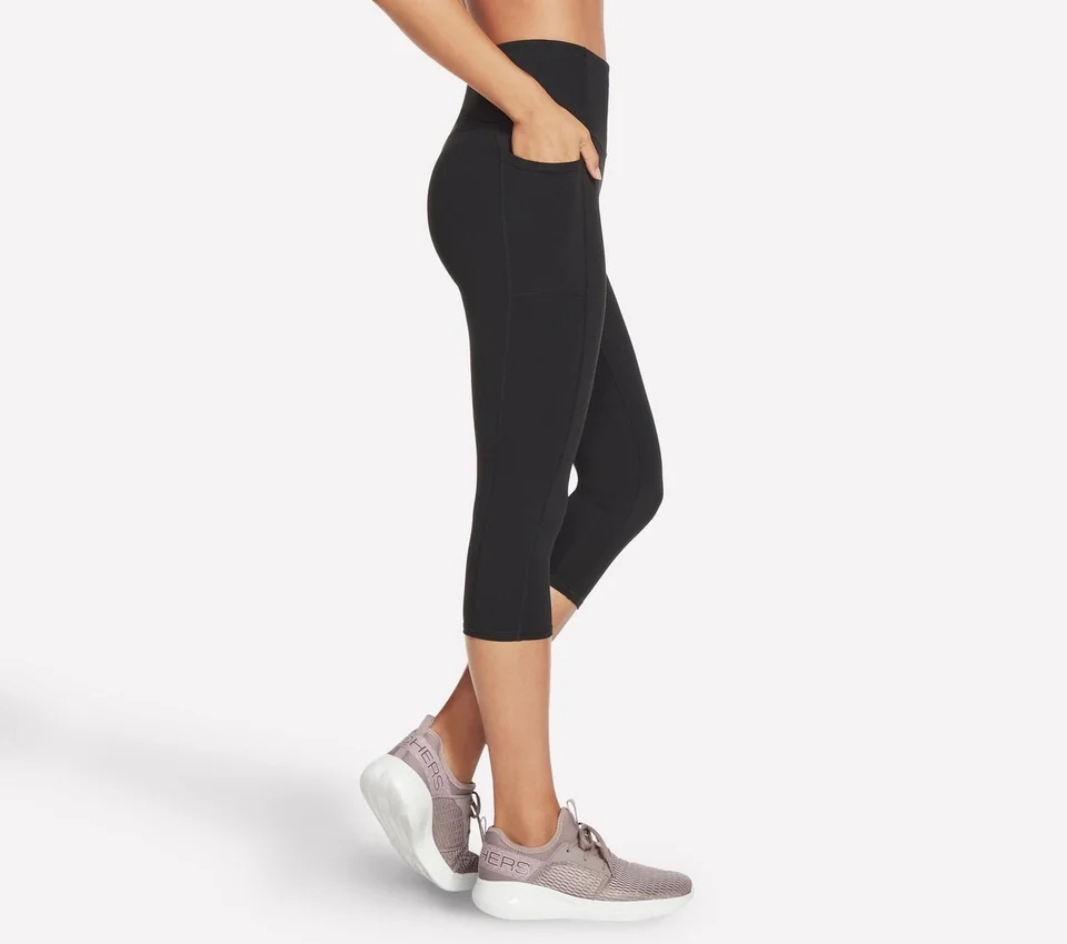 Go Walk Capri-Hose mit hoher Taille Go Walk Capri-Hose mit hoher Taille