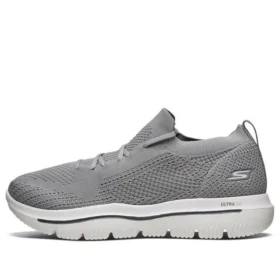 Go Walk Evolution Ultra Low-Top „Hellgrau-Weiß“