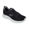 Go Walk Flex Schnürschuhe „Schwarz-Grau“