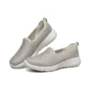 Go Walk Joy Slipper-Schuhe Grau/Kastanie