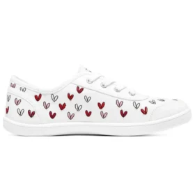 Goldcrown x Skechers Bobs B Cool Low-Top-Sneaker Weiß/Rot