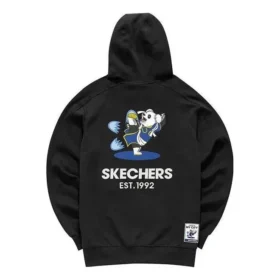 Grafik-Hoodies „Black White Blue“