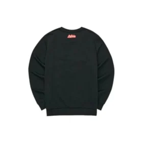 Grafik-Sweatshirt mit Rundhalsausschnitt „Schwarz Weiß Rot“
