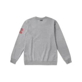 Herren-Pullover von Skechers mit Alphabet-Print, grau