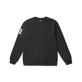 Herren-Pullover von Skechers mit Alphabet-Print, schwarz