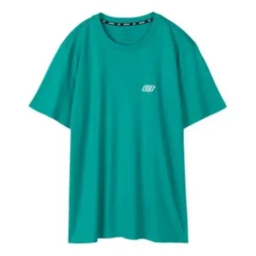 Herren Skechers Loose Printing Atmungsaktives Kurzarm-T-Shirt Blau