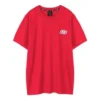 Herren Skechers Printing S Strick-T-Shirt mit kurzen Ärmeln, Racing Red