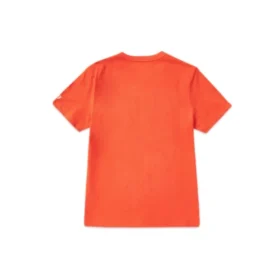 Herren-Skechers-T-Shirt mit Aufdruck, kurzärmelig, orange-rot