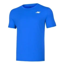 Herren Skechers Trainings- und Laufschuhe aus Strick, kurzärmelig, blau