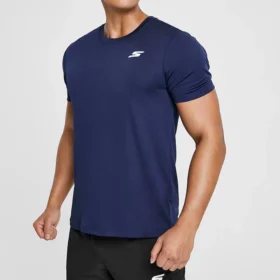 Herren Skechers Trainings- und Laufschuhe aus Strick, kurzärmelig, blau