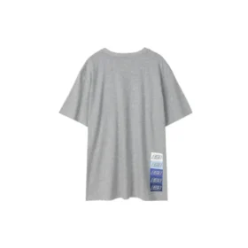 Herren-T-Shirt von Skechers, locker, atmungsaktiv, kurzärmelig, grau