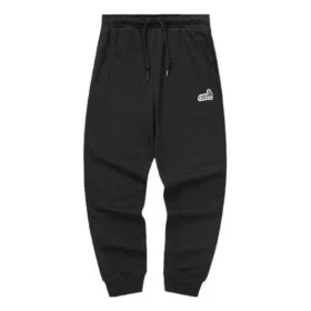 Hilarious Monster Series Einfarbige Strickhose mit Kordelzug „Schwarz“
