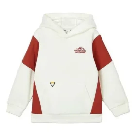 Hoodie mit Farbblock-Design „White Red“