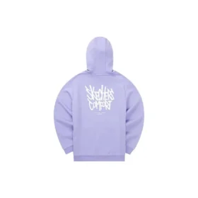 Hoodie mit Grafik „Purple White“