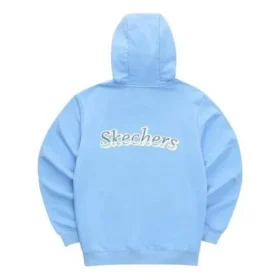 Hoodie mit Logo-Print „Blue Pink Black White“