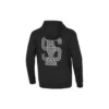 Hoodie mit Logo-Print „Schwarz Weiß Blau“